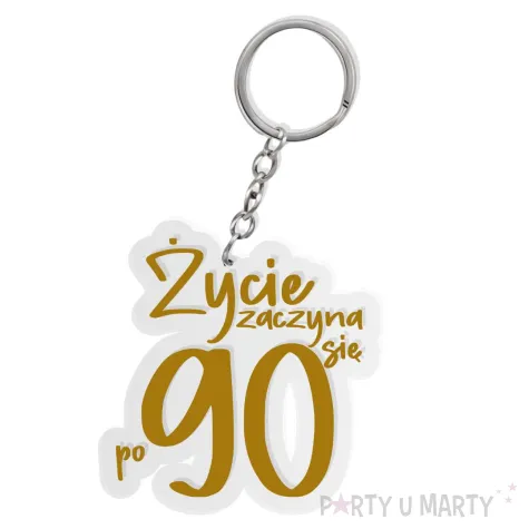 xx brelok zycie zaczyna sie po 90 zloty