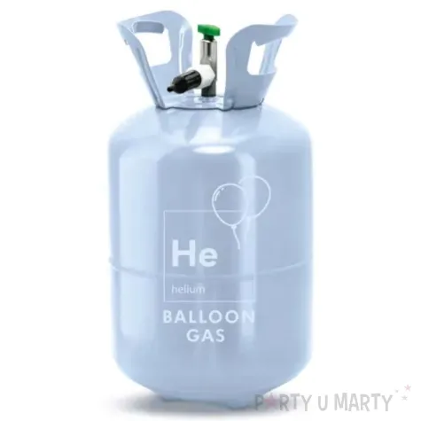 xx butla z helem blekitny 30 balonow