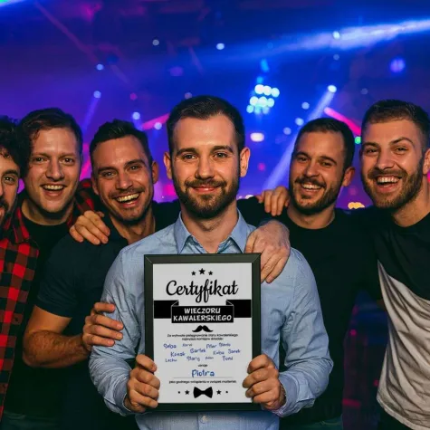 xx certyfikat wieczoru kawalerskiego