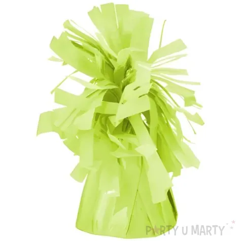 xx ciezarek do balonow foliowy jasny zielony 1 op 4 szt