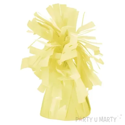 xx ciezarek do balonow foliowy jasny zolty 1 op 4 szt