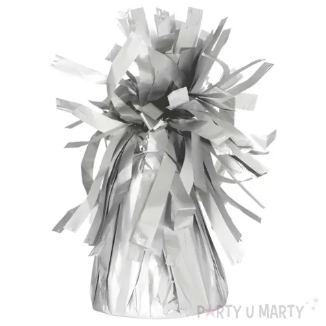 xx ciezarek do balonow foliowy srebrny 1 op 4 szt