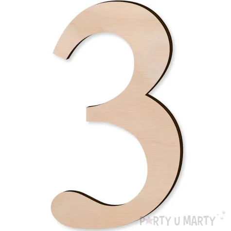 xx cyfra drewniana times 3 rozm s