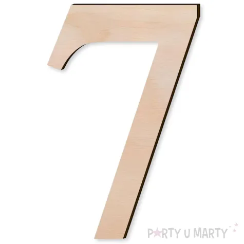 xx cyfra drewniana times 7 rozm s