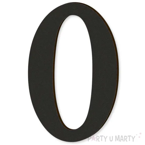 xx cyfra laminowana times 0 czarny rozm xl