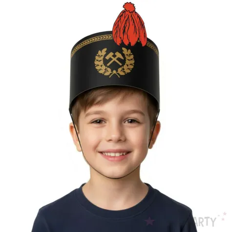 xx czapeczka barborka czerwony 1 szt