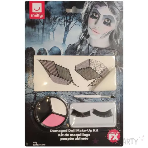 xx damaged doll make up kit