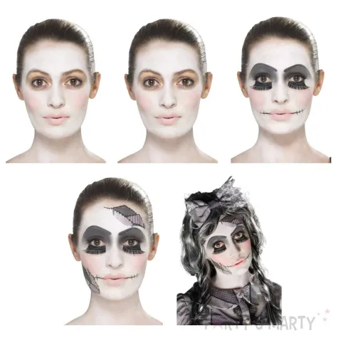 xx damaged doll make up kit