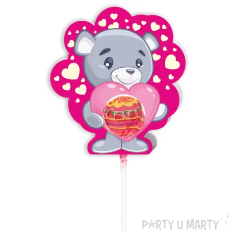 xx dek kart na lizak walentynki mis4 x5