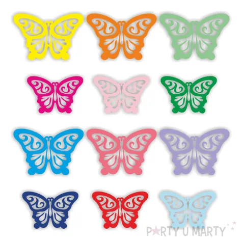 xx dek kart wiosna motylki mix 12 szt i kol