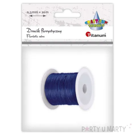 xx drucik titanum craft fun series florystyczny kolor granatowy 20 m 1 szt 24br0201 7