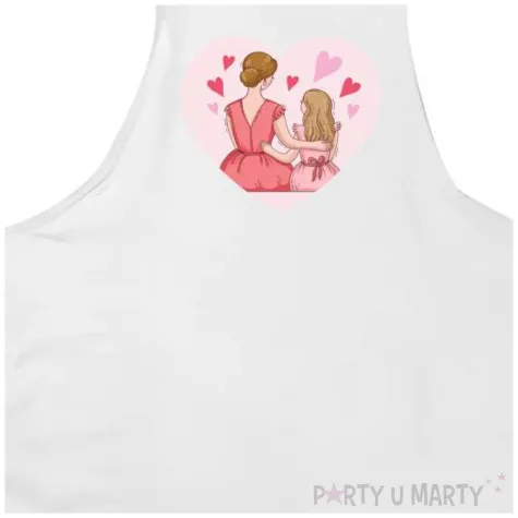 xx fartuch mama w serduszkach