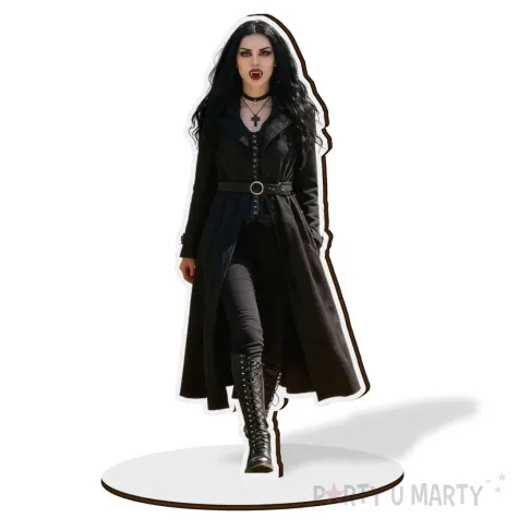 xx figurka drewniana wampirzyca halloween