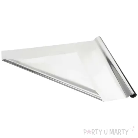 xx folia dekoracyjna metalizowana srebrny 0 8x25m