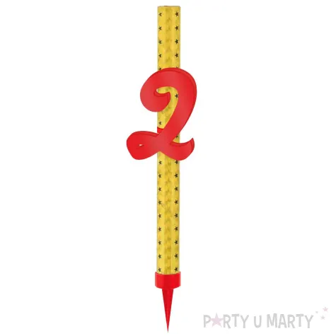 xx fontanna z dekoracja 2 urodziny czerwona pleksa