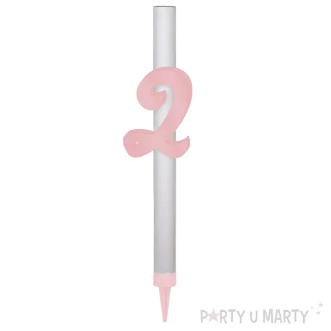 xx fontanna z dekoracja 2 urodziny rozowa pleksa