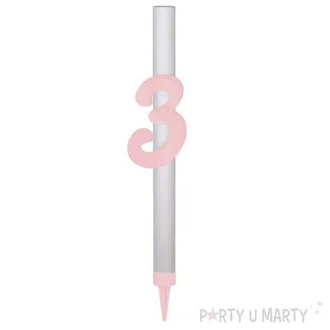 xx fontanna z dekoracja 3 urodziny rozowa pleksa