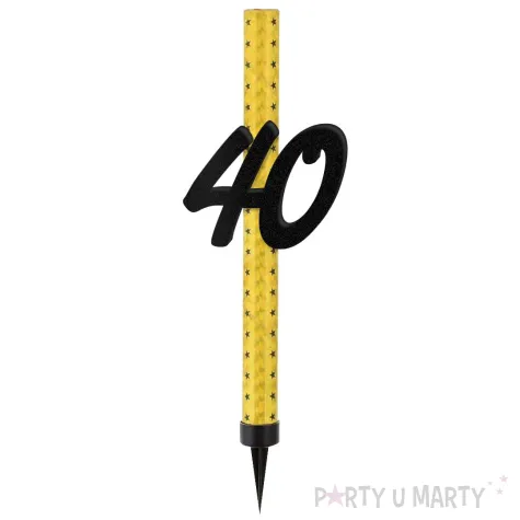 xx fontanna z dekoracja 40 urodziny