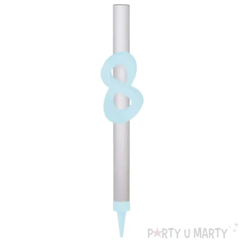 xx fontanna z dekoracja 8 urodziny blekitna pleksa