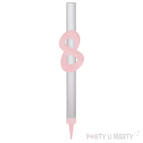 xx fontanna z dekoracja 8 urodziny rozowa pleksa