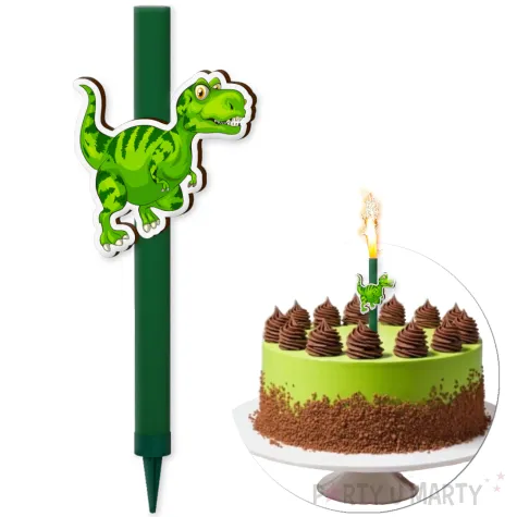 xx fontanna z dekoracja dinozaur