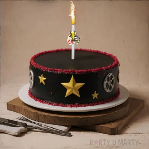 xx fontanna z dekoracja hollywood