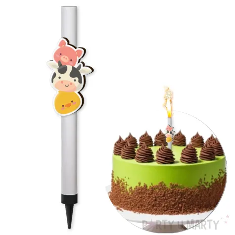 xx fontanna z dekoracja kokolorowa farma