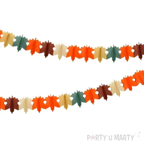 xx girlanda bibulowa liscie mix 3m