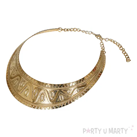 xx golden roman necklace metal adults