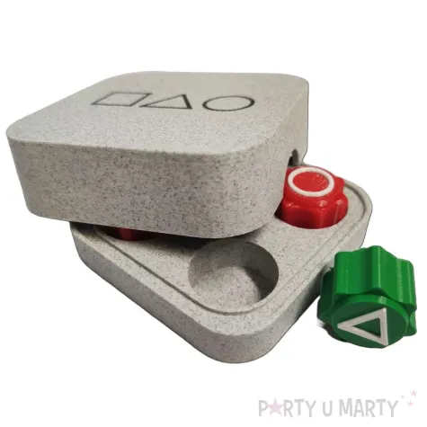 xx gra gonggi ze squid game pudelko okragle kamienne