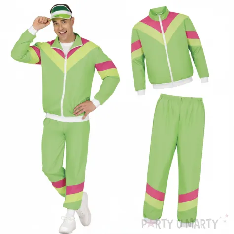 xx green neon tracksuit adult 52 54 l