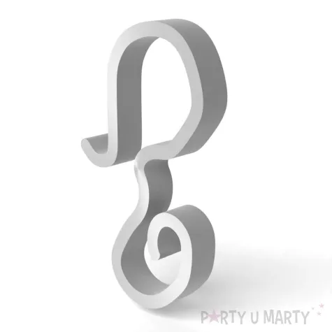 xx haczyk na lampki na rynne bialy