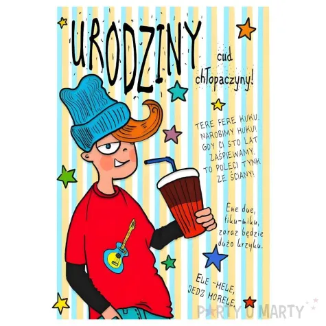 xx hko kartka okolicznosciowa b6 chlopak ii 1 szt