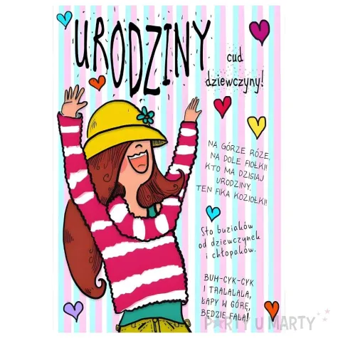 xx hko kartka okolicznosciowa b6 dziewczyna ii 1 szt