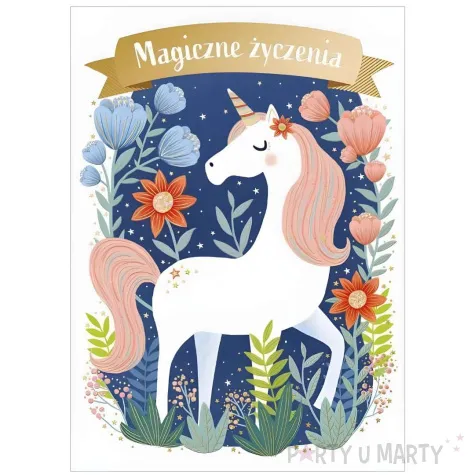 xx hko kartka okolicznosciowab6 magiczny kon