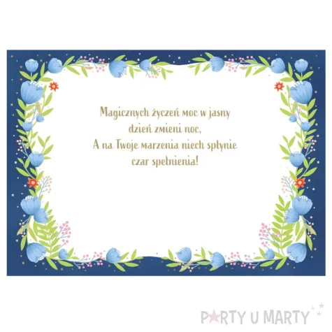 xx hko kartka okolicznosciowab6 magiczny kon