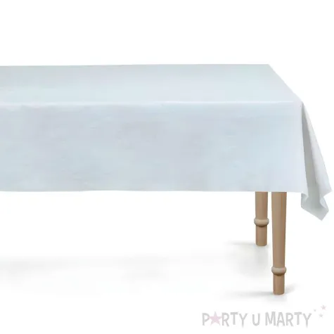 xx jednorazowy obrus 180x120 cm blekitny