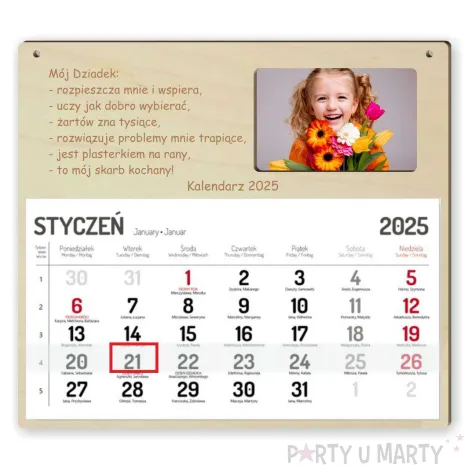 xx kalendarz dziadka zalety