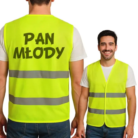 xx kamizelka odblaskowa pan mlody