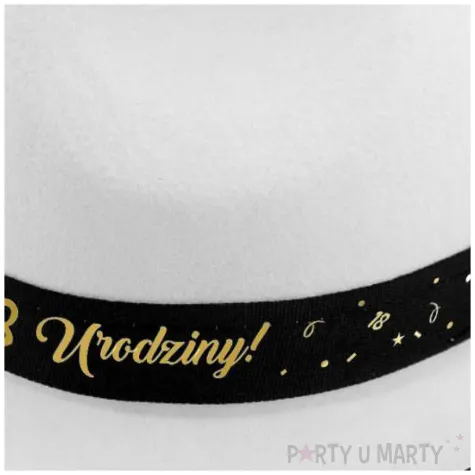 xx kapelusz 18 urodziny glamour birthday