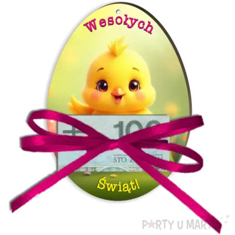 xx karnet na banknot pisklak wesolych swiat