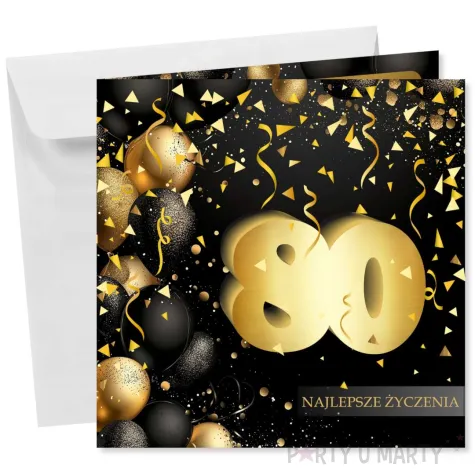 xx kartka okolicznosciowa 80 urodziny