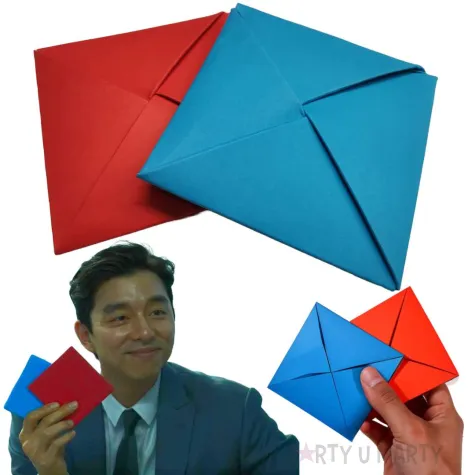 xx karty do gry ddakji squid game 2 sztuki