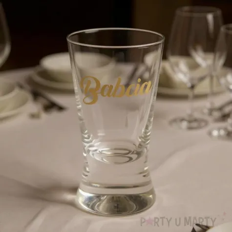 xx kieliszek do wodki babcia gold wedding