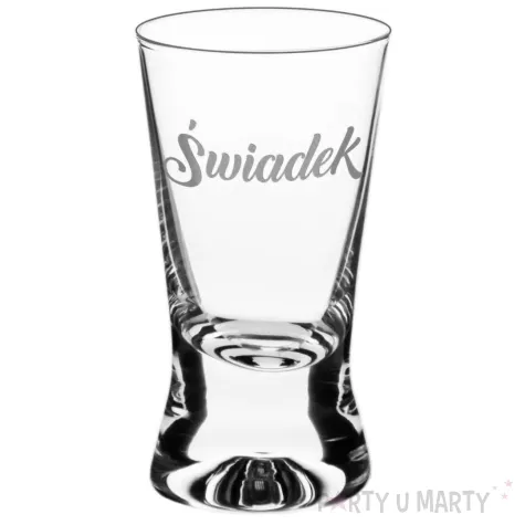 xx kieliszek do wodki swiadek silver wedding