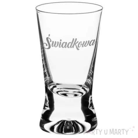 xx kieliszek do wodki swiadkowa silver wedding srebrny 25 ml