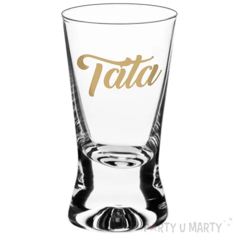 xx kieliszek do wodki tata gold wedding