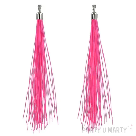 xx kolczyki festival neon pink