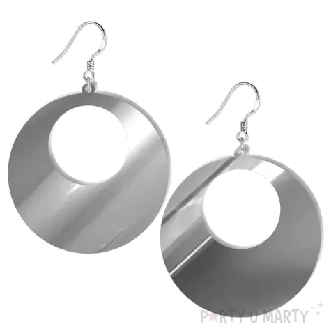 xx kolczyki kolka srebrne lustro