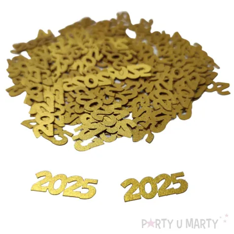 xx konfetti 2025 zlote